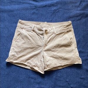 American Eagle “Super Stretchy” Khaki Shorts